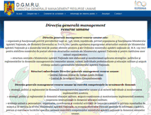 Tablet Screenshot of dmru.mapn.ro